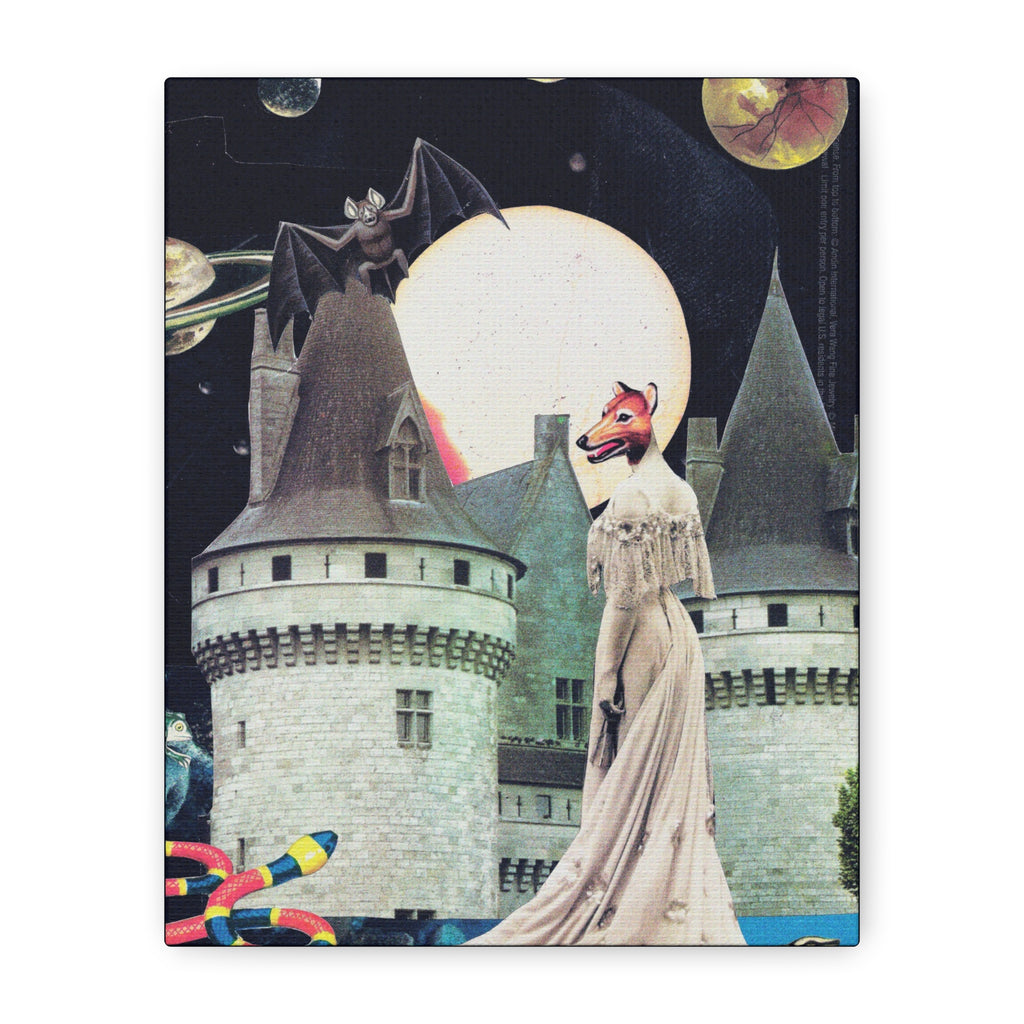 Queen of the Underworld | Original Analog Collage Art Print | Wall Art by Blue Moon Space