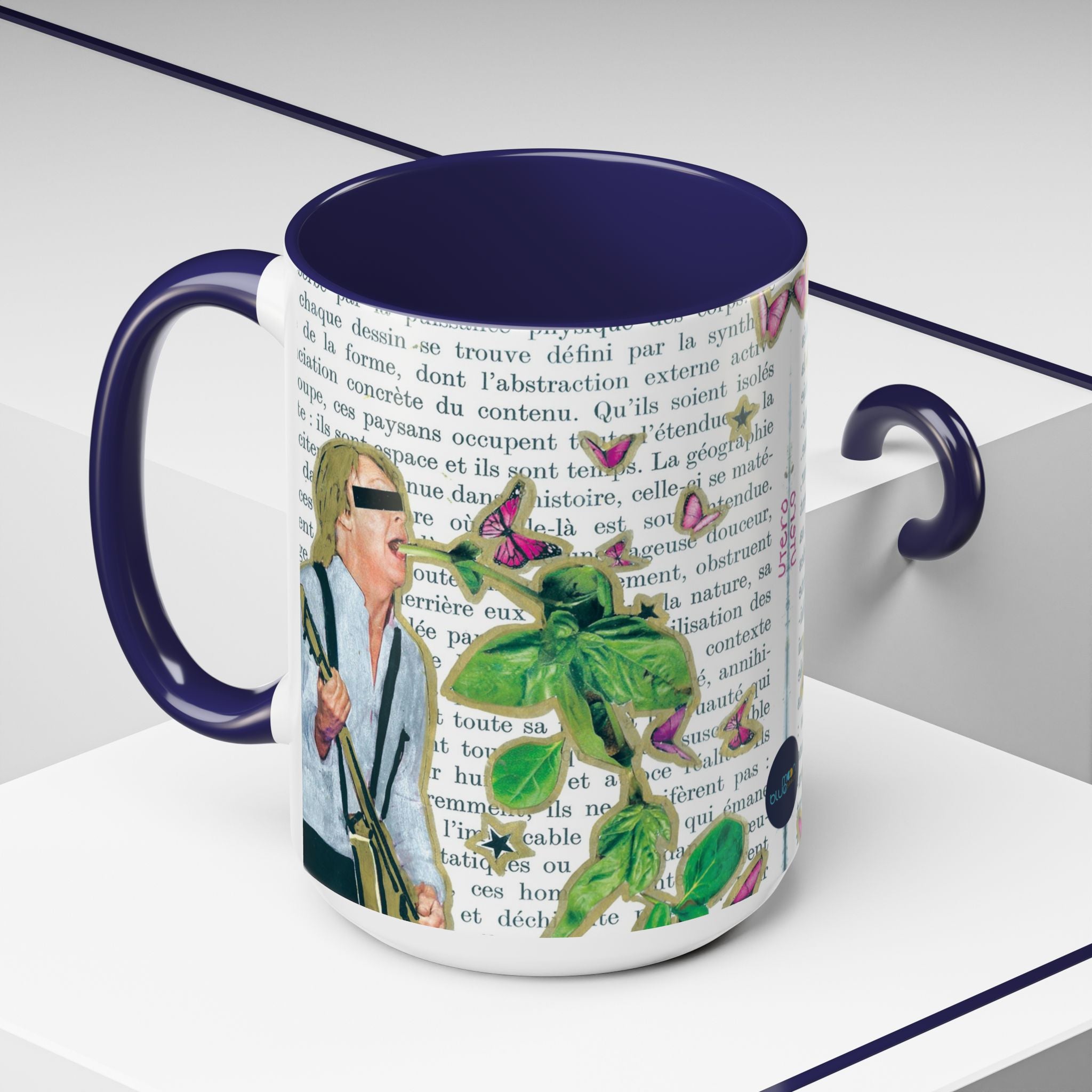 Rock & Bloom — Botanical Reverie Mug I Vintage Book Illustration Coffee Cup (11/15 oz)