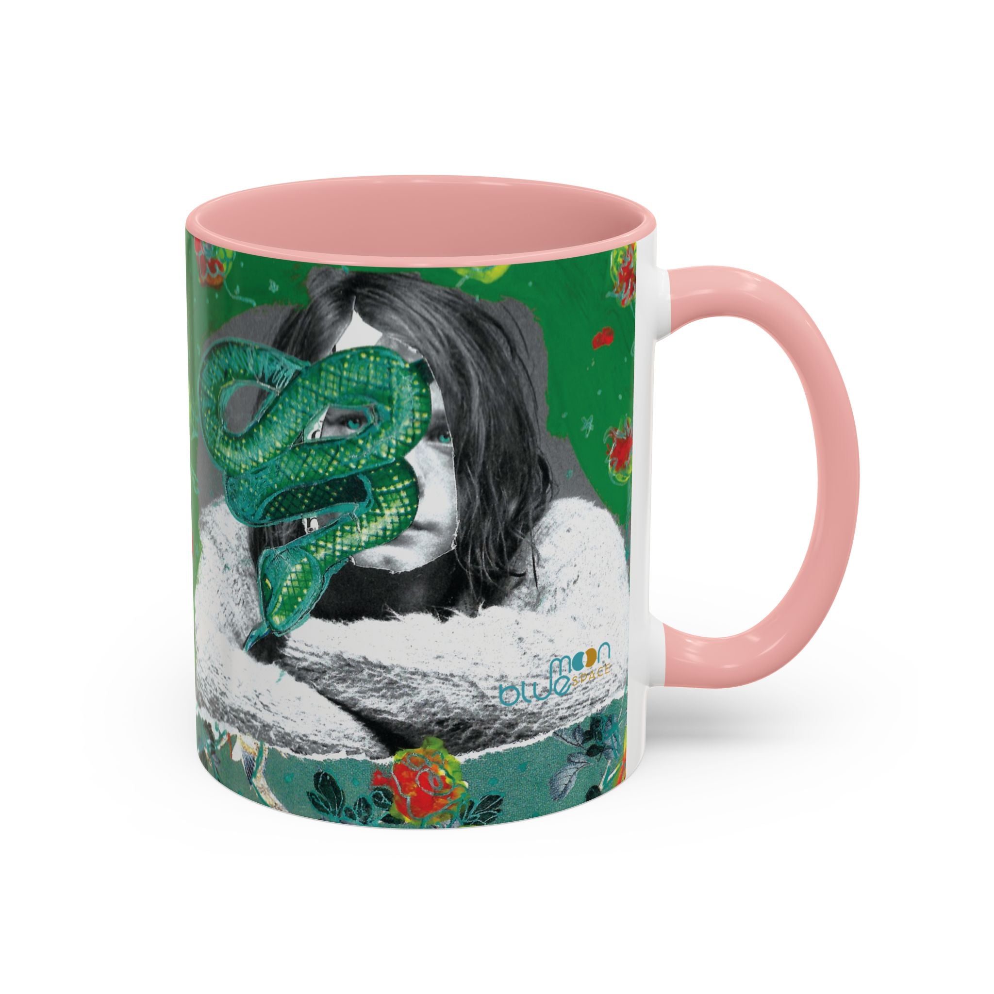 Rock & Bloom — The Serpent Sessions Mug | Grunge Floral Art Coffee Cup | Gift for Music Lovers (11oz & 15oz)