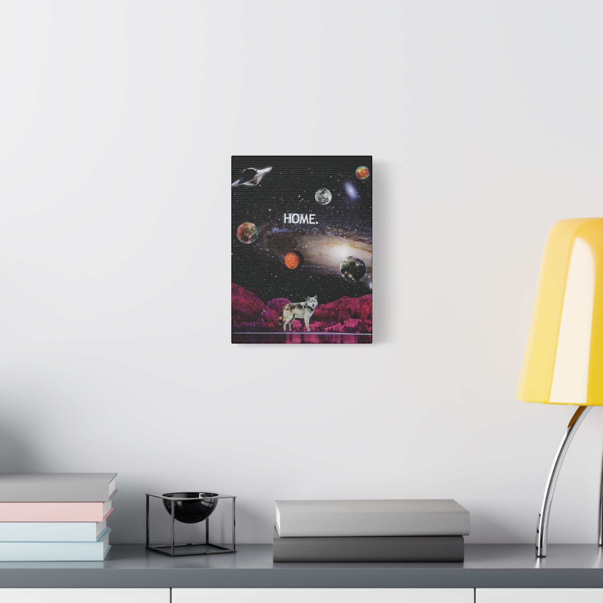 Home | Original Analog Collage Art Print | Wall Art by Blue Moon Space