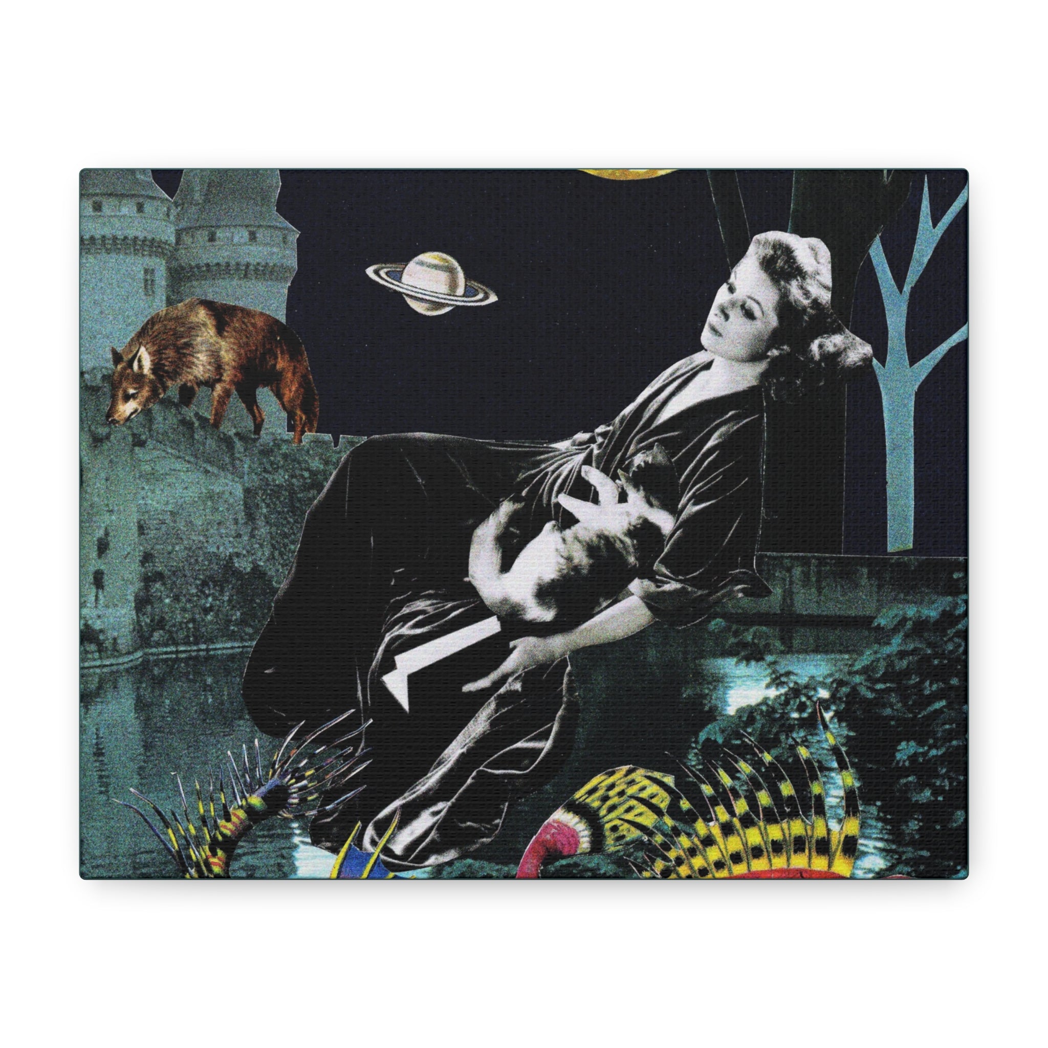 Untamed | Original Analog Collage Art Print | Wall Art by Blue Moon Space