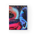 Sacred Practice Journal — Dark Cosmos Yoga Hard Cover Blank Journal for Movement & Soul Exploration | Gift for Yogis