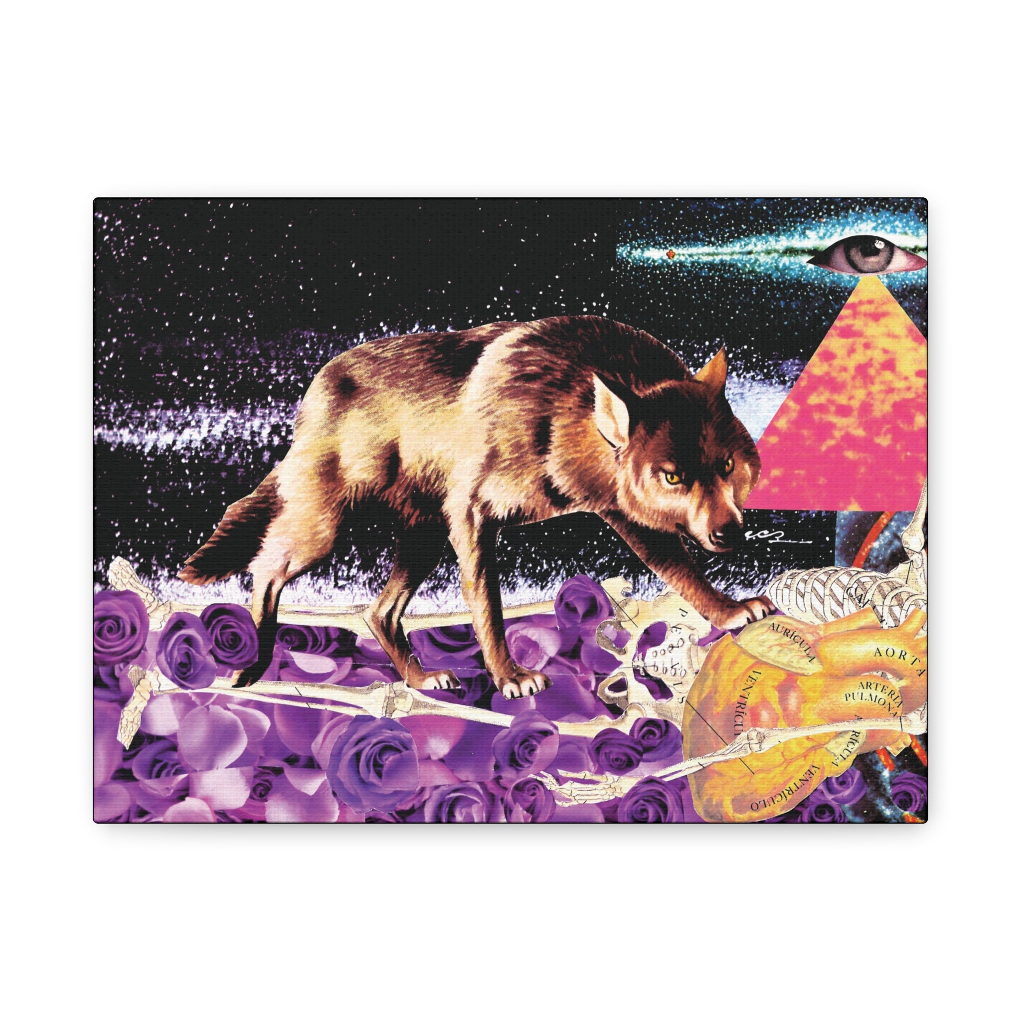Colecciono Mis Huesos | Original Analog Collage Art Print | Wall Art by Blue Moon Space