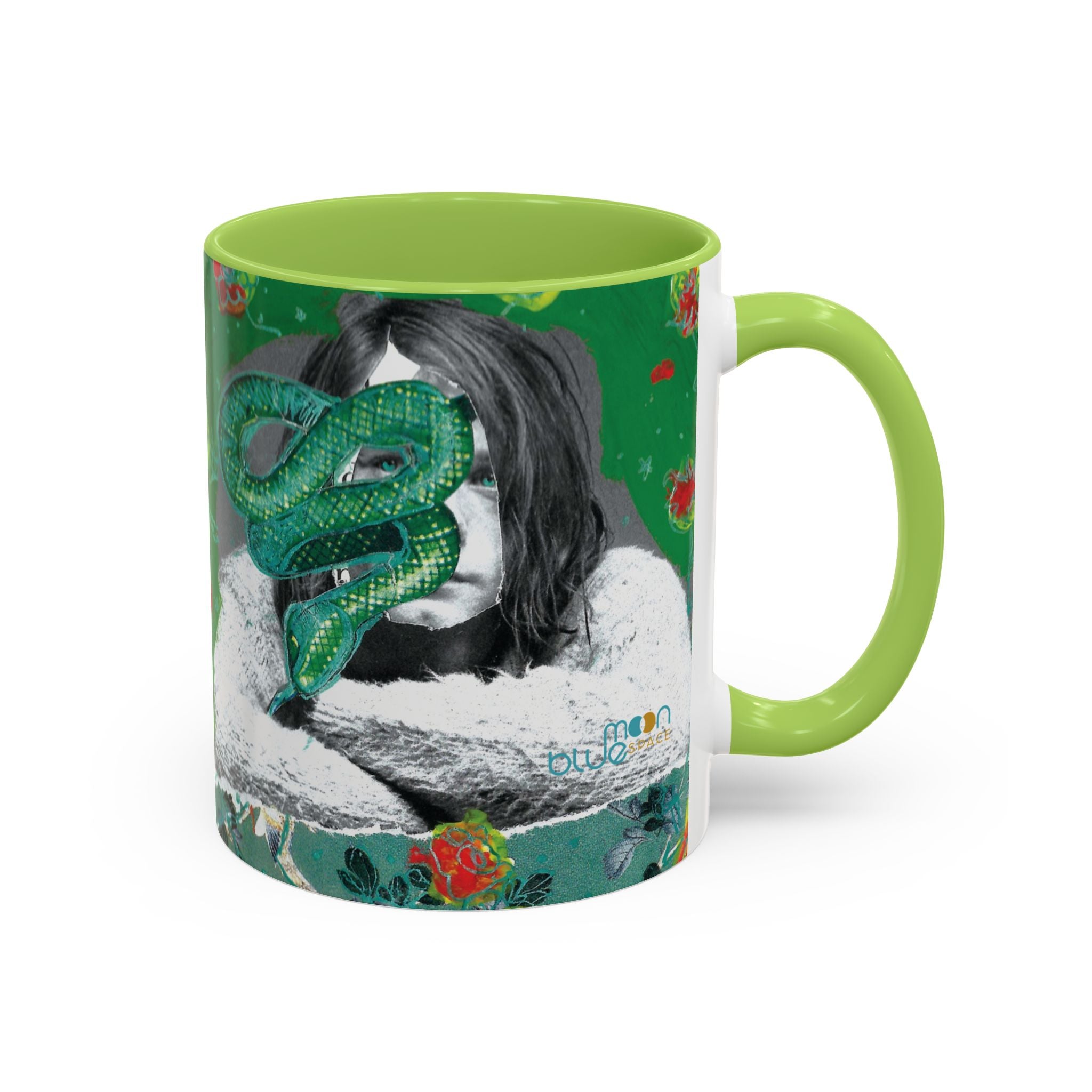 Rock & Bloom — The Serpent Sessions Mug | Grunge Floral Art Coffee Cup | Gift for Music Lovers (11oz & 15oz)