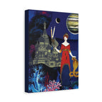 The Torchbearer | Original Analog Collage Art Print Canvas | Wall Art by Blue Moon Space
