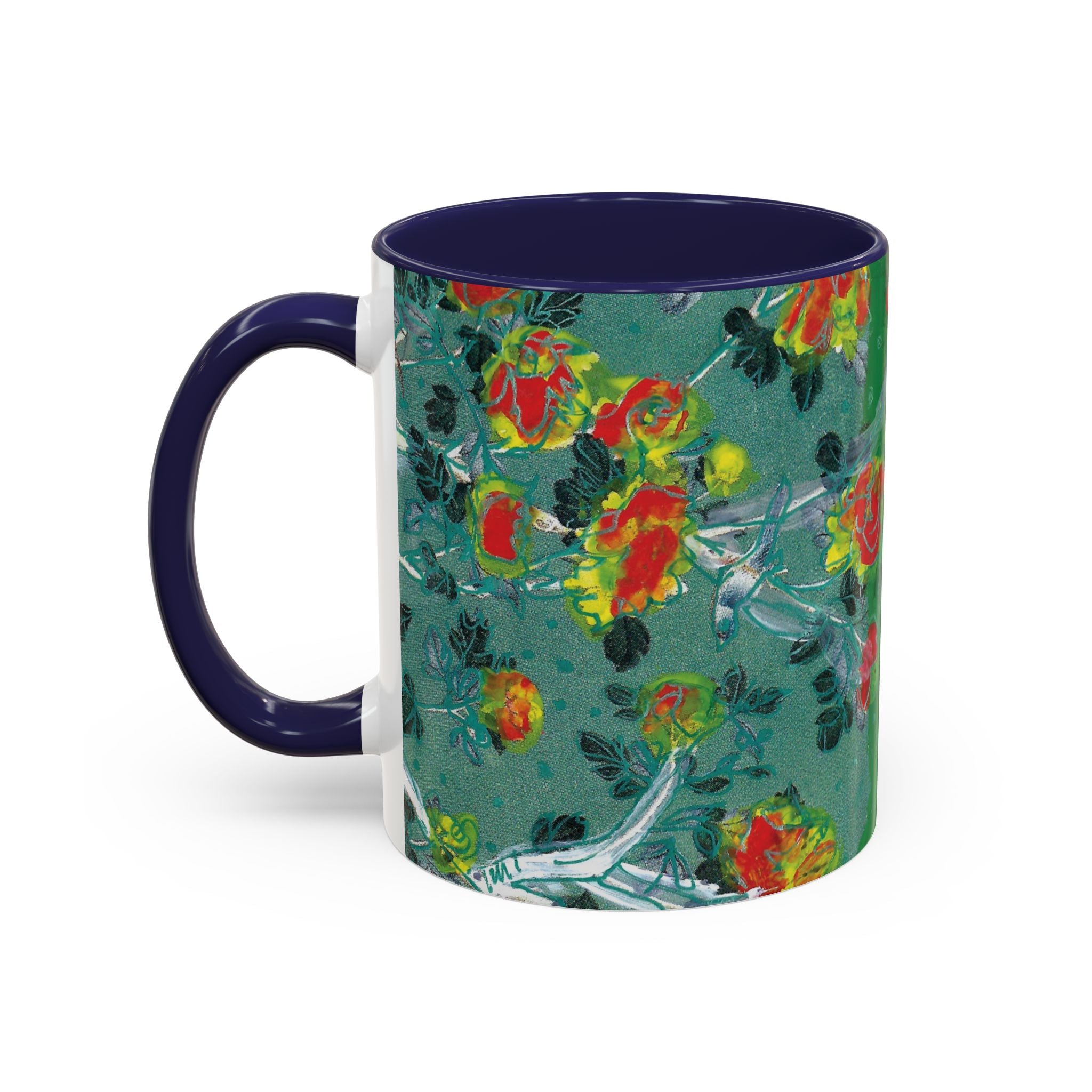 Rock & Bloom — The Serpent Sessions Mug | Grunge Floral Art Coffee Cup | Gift for Music Lovers (11oz & 15oz)