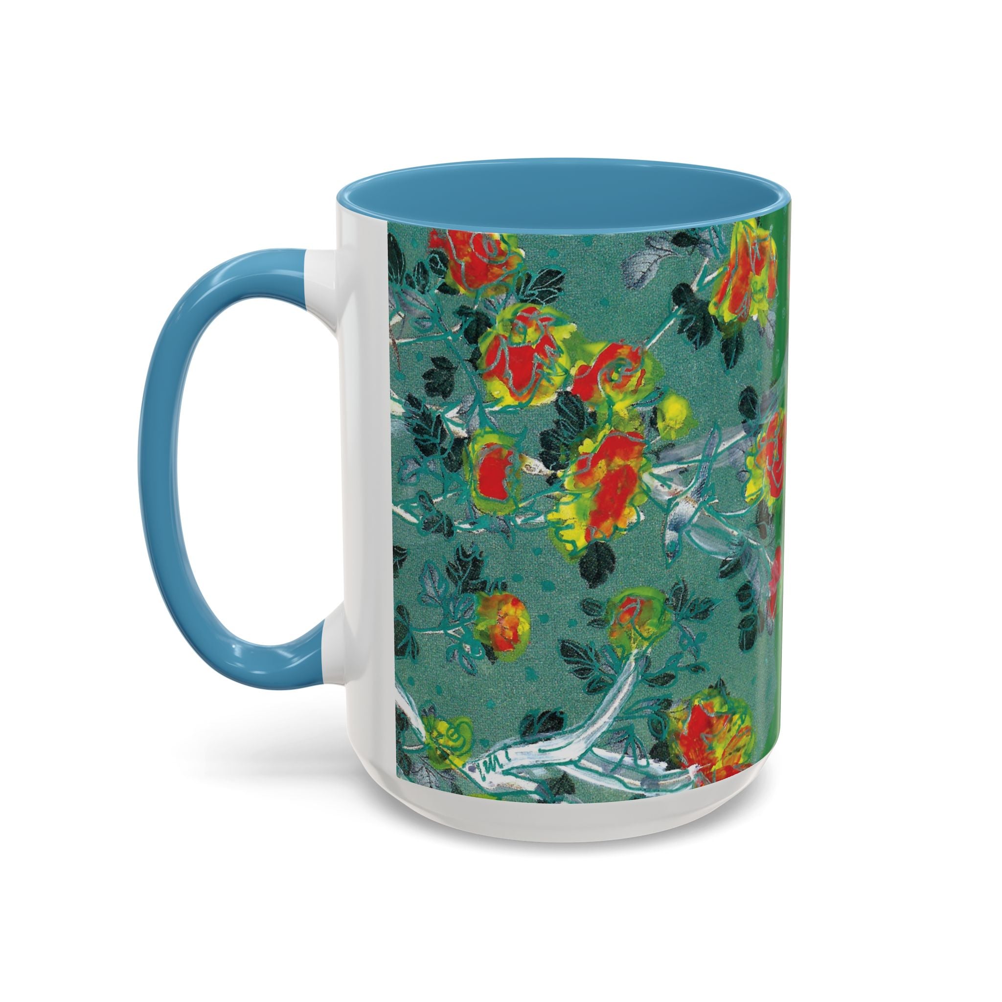 Rock & Bloom — The Serpent Sessions Mug | Grunge Floral Art Coffee Cup | Gift for Music Lovers (11oz & 15oz)