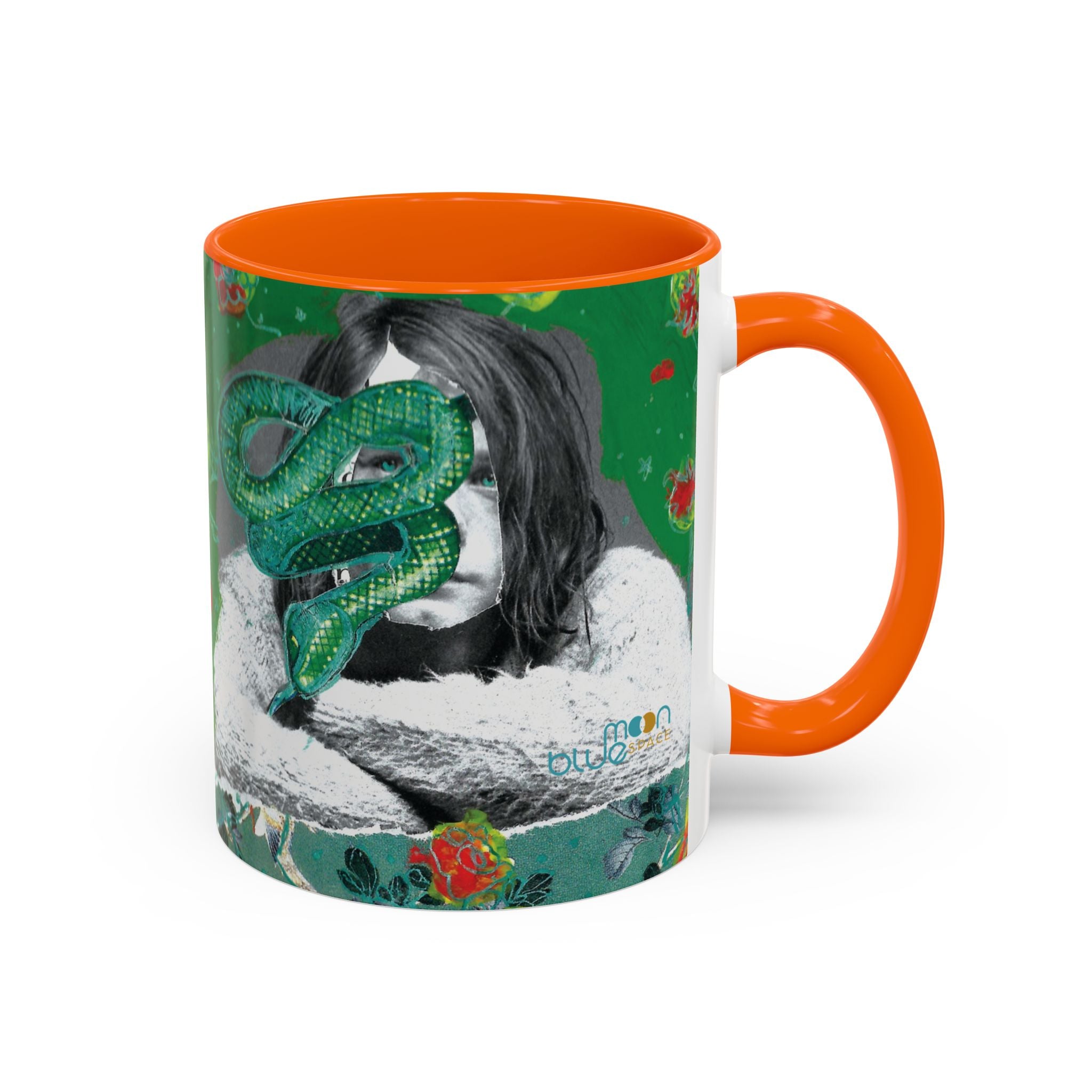 Rock & Bloom — The Serpent Sessions Mug | Grunge Floral Art Coffee Cup | Gift for Music Lovers (11oz & 15oz)