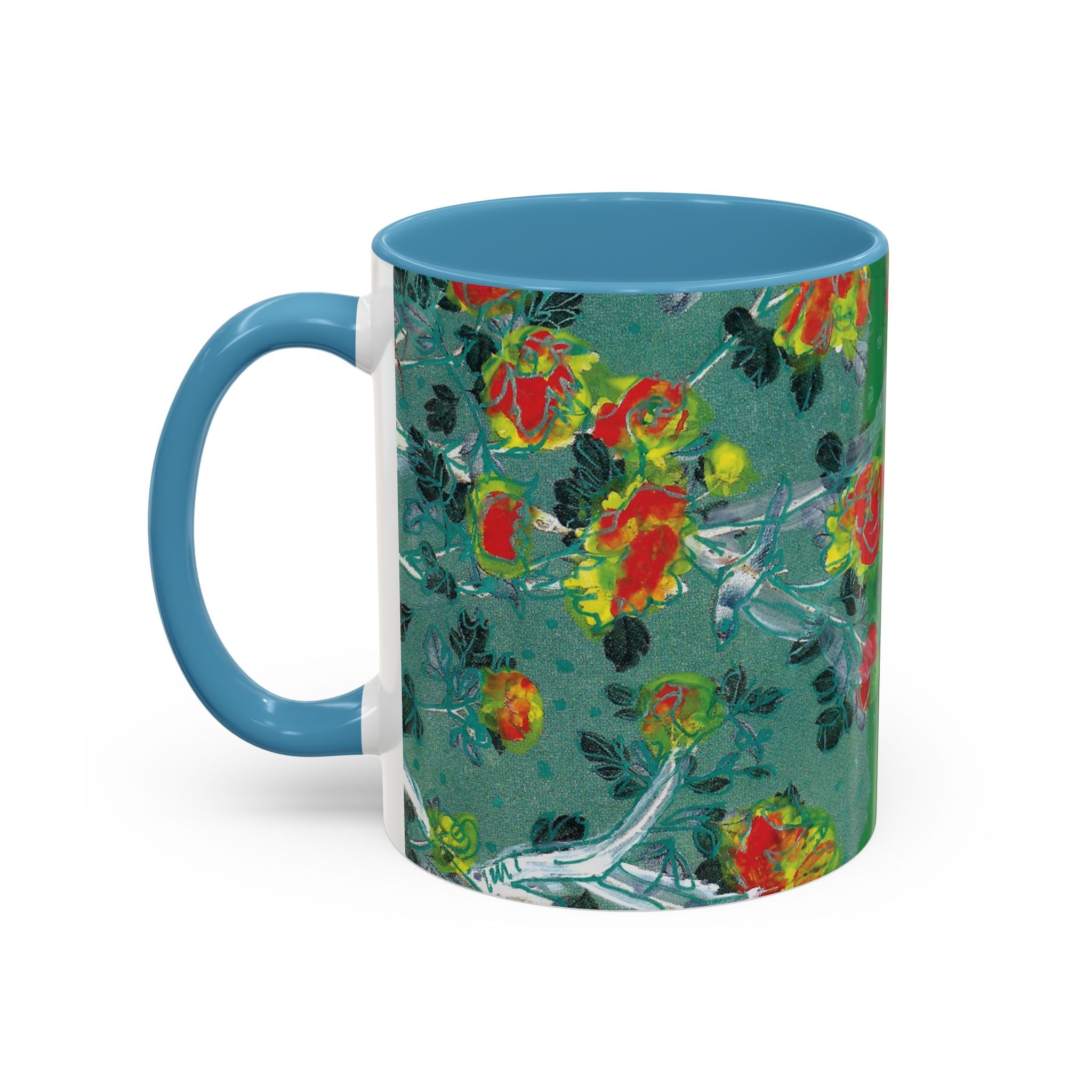 Rock & Bloom — The Serpent Sessions Mug | Grunge Floral Art Coffee Cup | Gift for Music Lovers (11oz & 15oz)