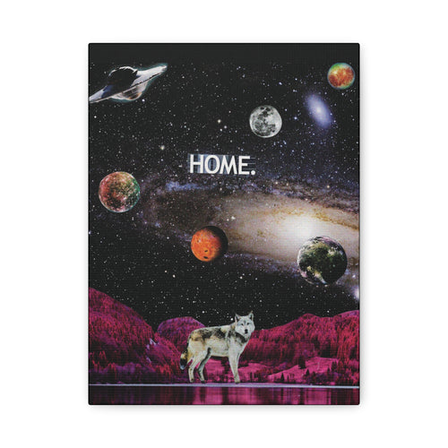 Home | Original Analog Collage Art Print | Wall Art by Blue Moon Space