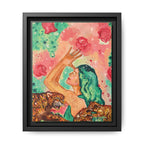 Sacred Practice — Colorful Goddess Framed Art Print | Original Feminine Wall Art | 8x10"