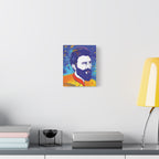 Bleu Soleil — He Who Protects | Original Art Canvas Print | Wall Art by Blue Moon Space