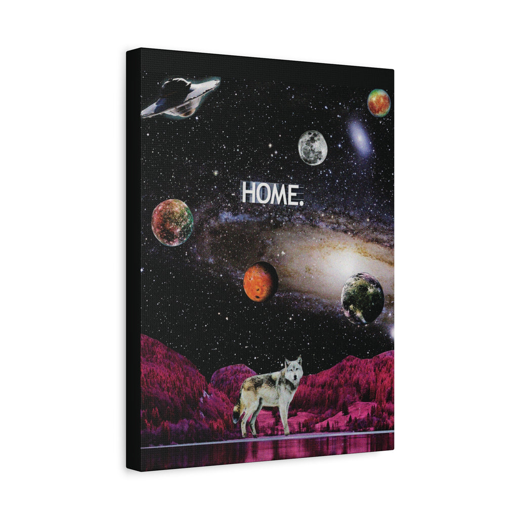 Home | Original Analog Collage Art Print | Wall Art by Blue Moon Space