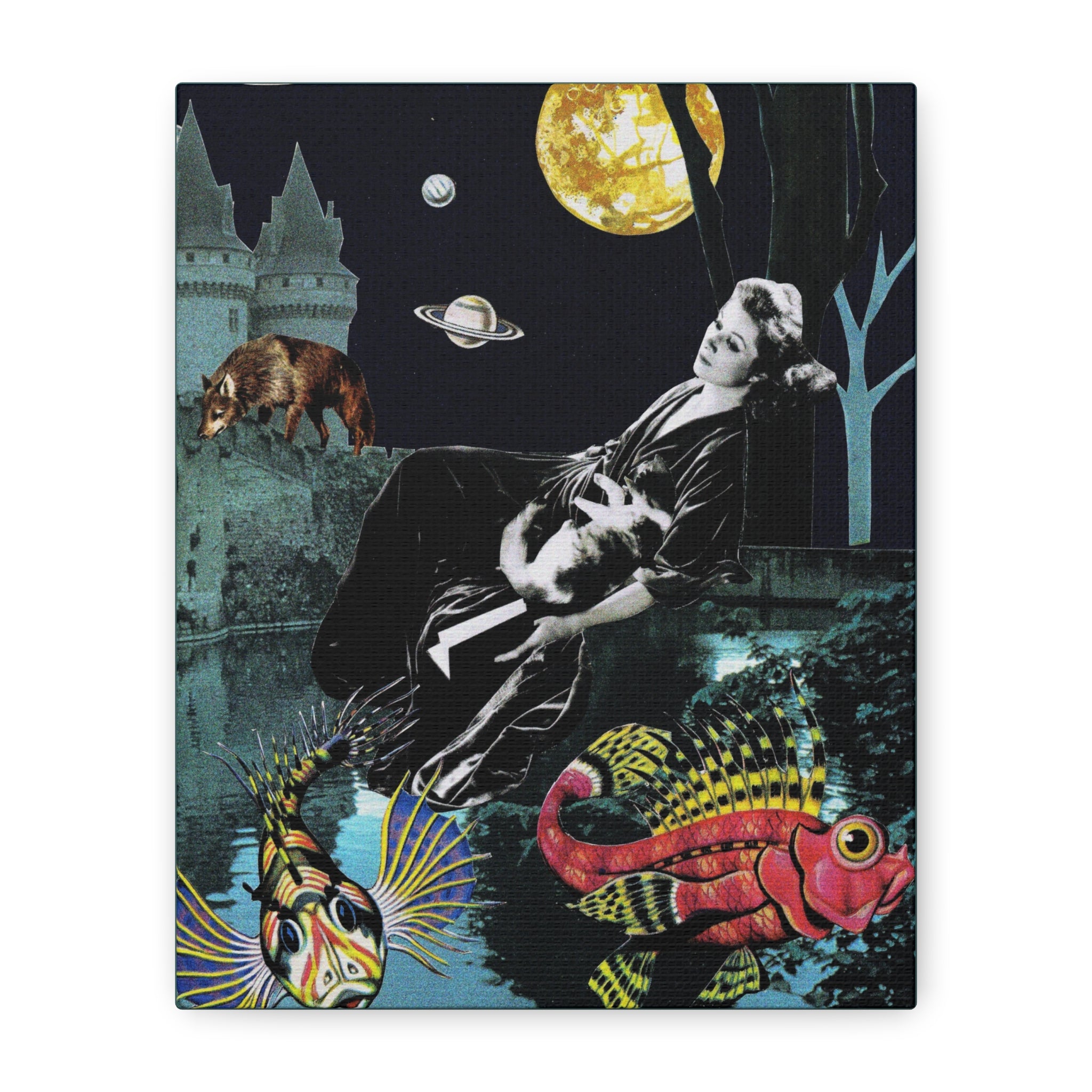 Untamed | Original Analog Collage Art Print | Wall Art by Blue Moon Space