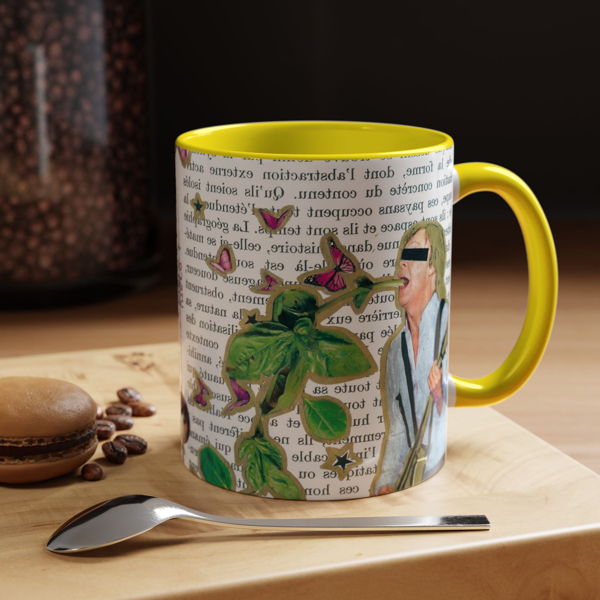 Rock & Bloom — Botanical Reverie Mug I Vintage Book Illustration Coffee Cup (11/15 oz)