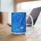 L'Oiseau Bleu | Art Mug by Blue Moon Space