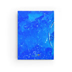 Blue Moon Bird Journal — Ruled Lined Notebook, Celestial Nature Sketchbook