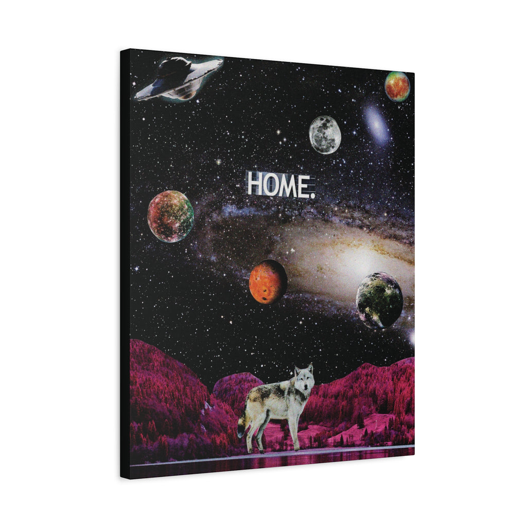 Home | Original Analog Collage Art Print | Wall Art by Blue Moon Space