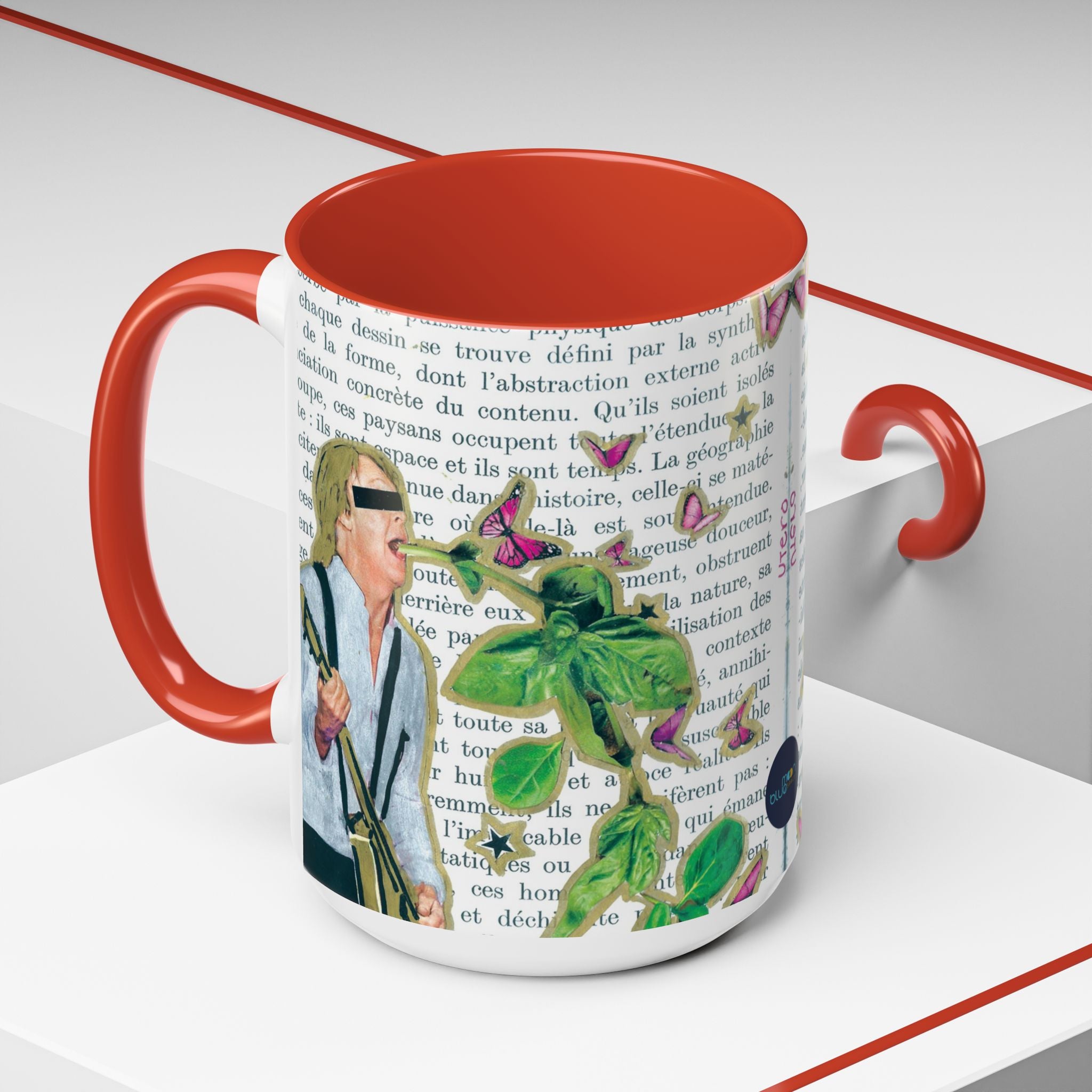 Rock & Bloom — Botanical Reverie Mug I Vintage Book Illustration Coffee Cup (11/15 oz)