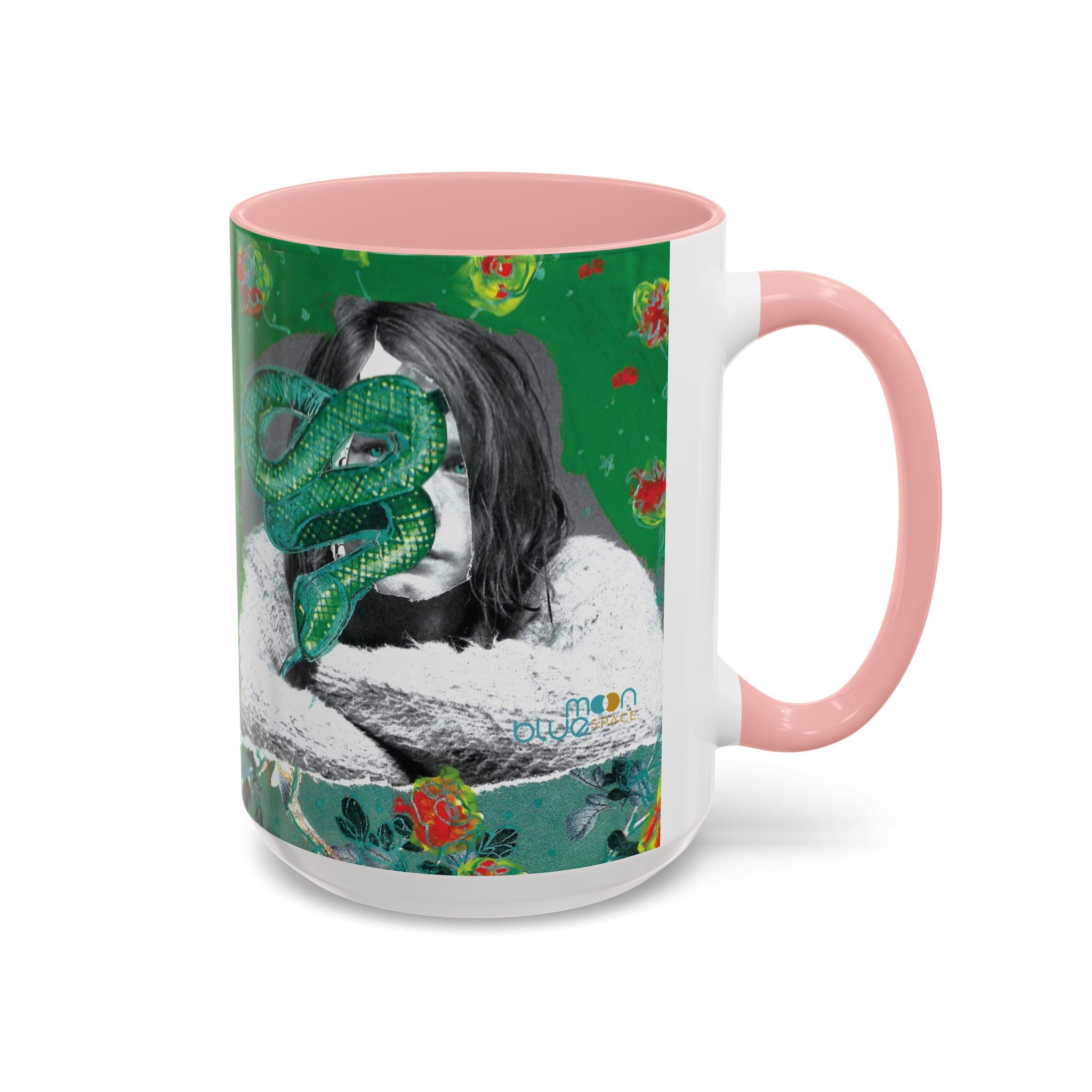 Rock & Bloom — The Serpent Sessions Mug | Grunge Floral Art Coffee Cup | Gift for Music Lovers (11oz & 15oz)