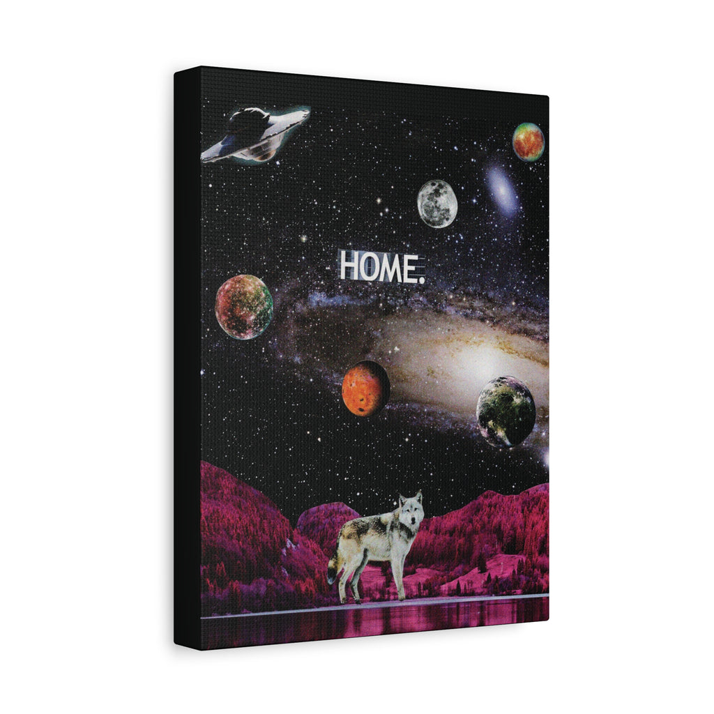 Home | Original Analog Collage Art Print | Wall Art by Blue Moon Space