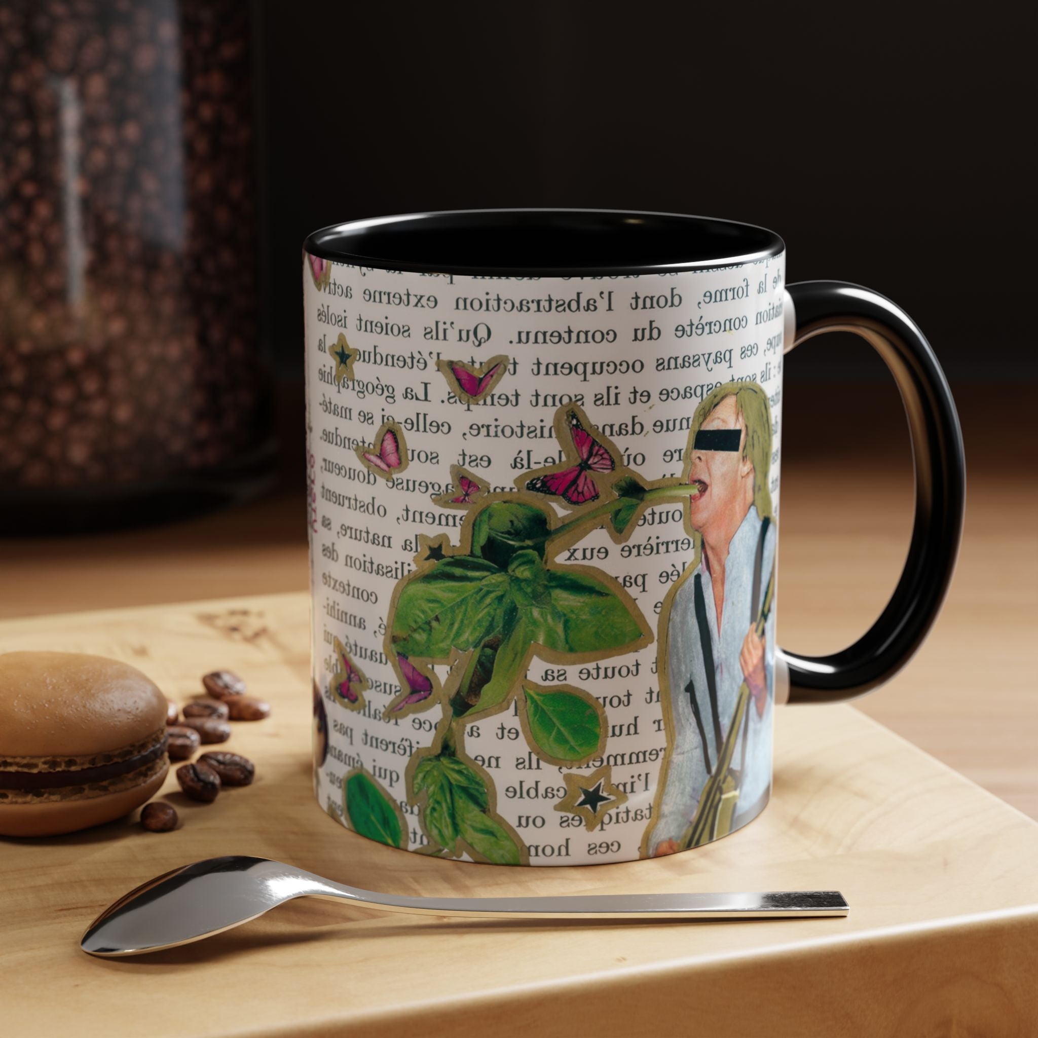 Rock & Bloom — Botanical Reverie Mug I Vintage Book Illustration Coffee Cup (11/15 oz)