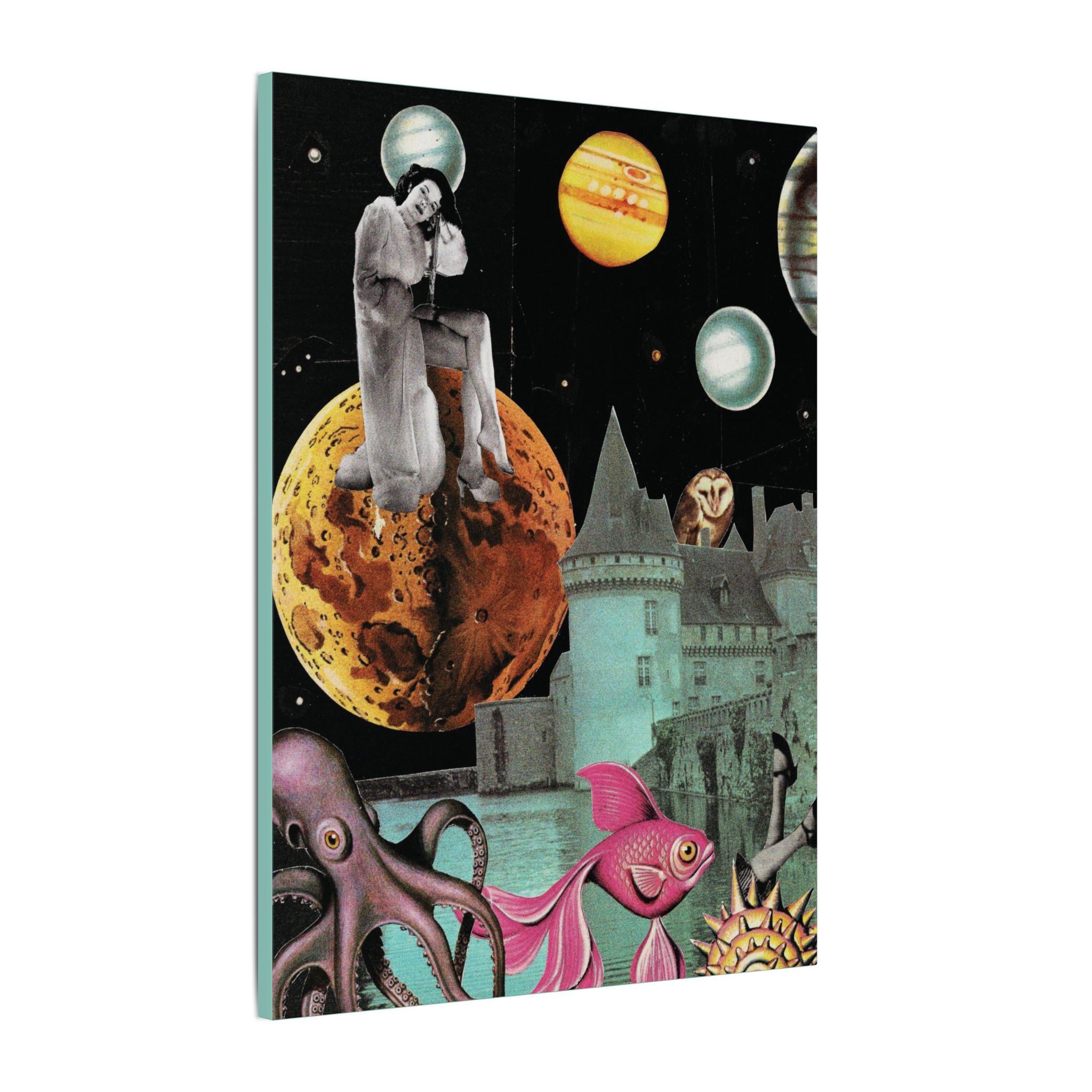 The Inner Queendom — The Goddess Within | Original Analog Collage Art Print | Wall Art by Blue Moon Space