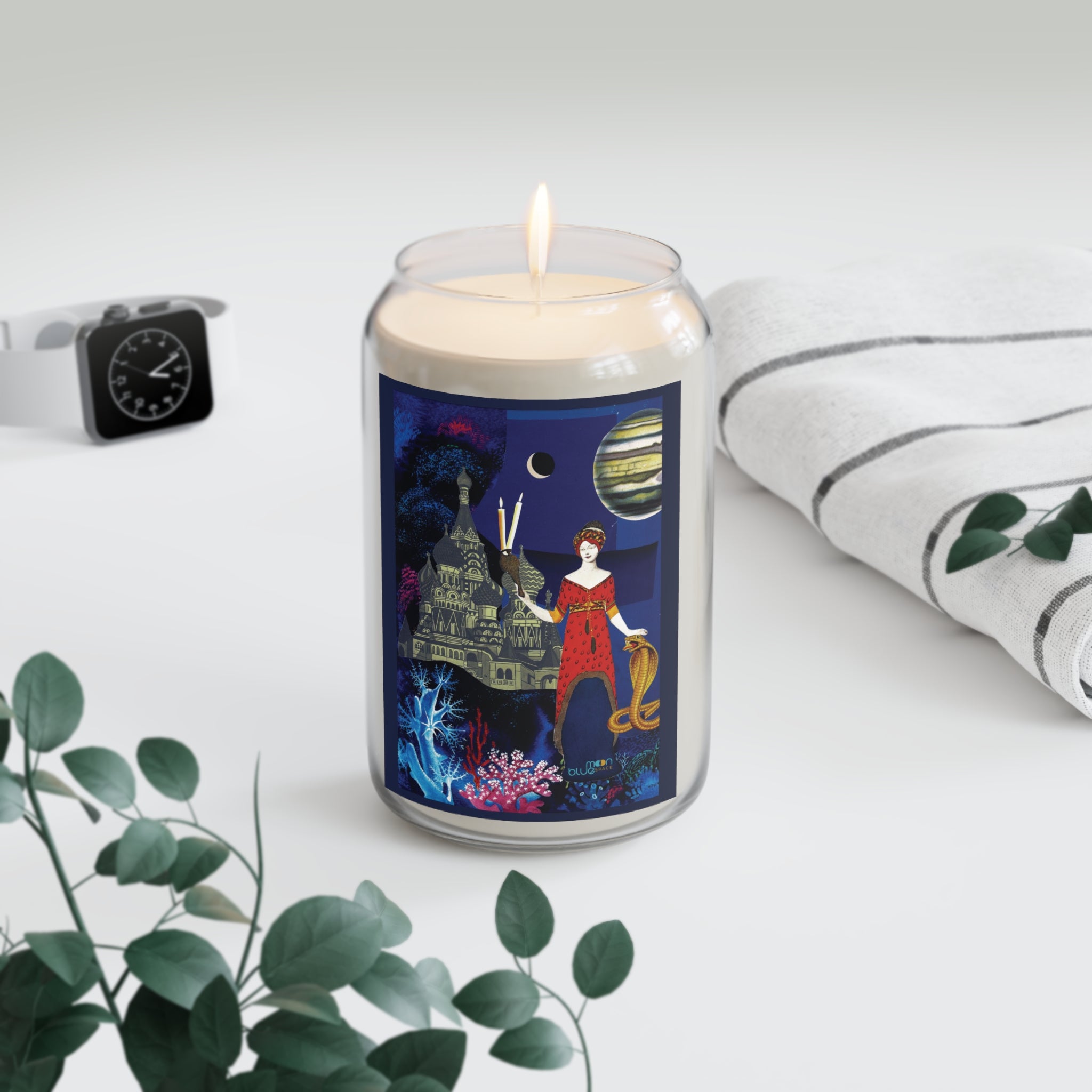 The Torchbearer | Ritual Candle | Art by Blue Moon Space