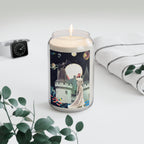 Queen of the Underworld | Ritual Moonlit Gothic Scented Jar (13.75 oz) Candle | Art by Blue Moon Space