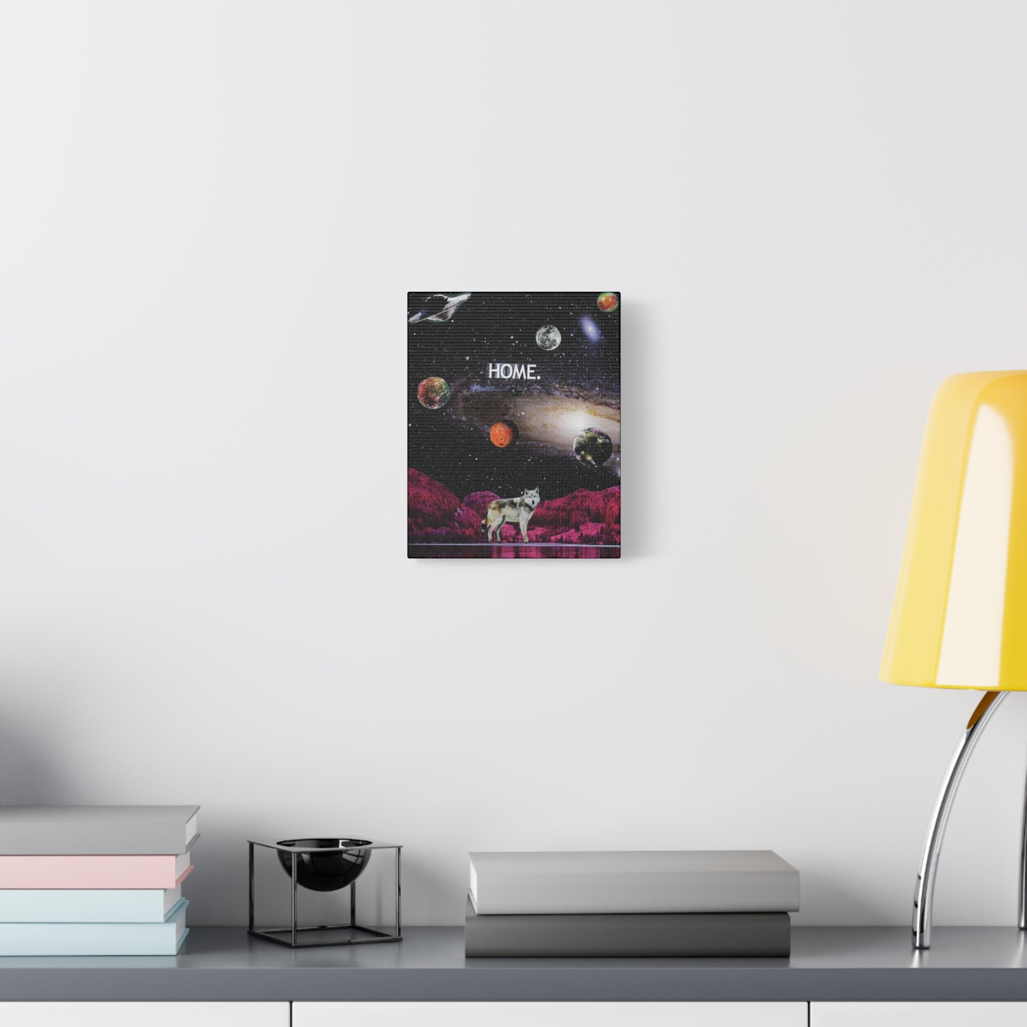 Home | Original Analog Collage Art Print | Wall Art by Blue Moon Space