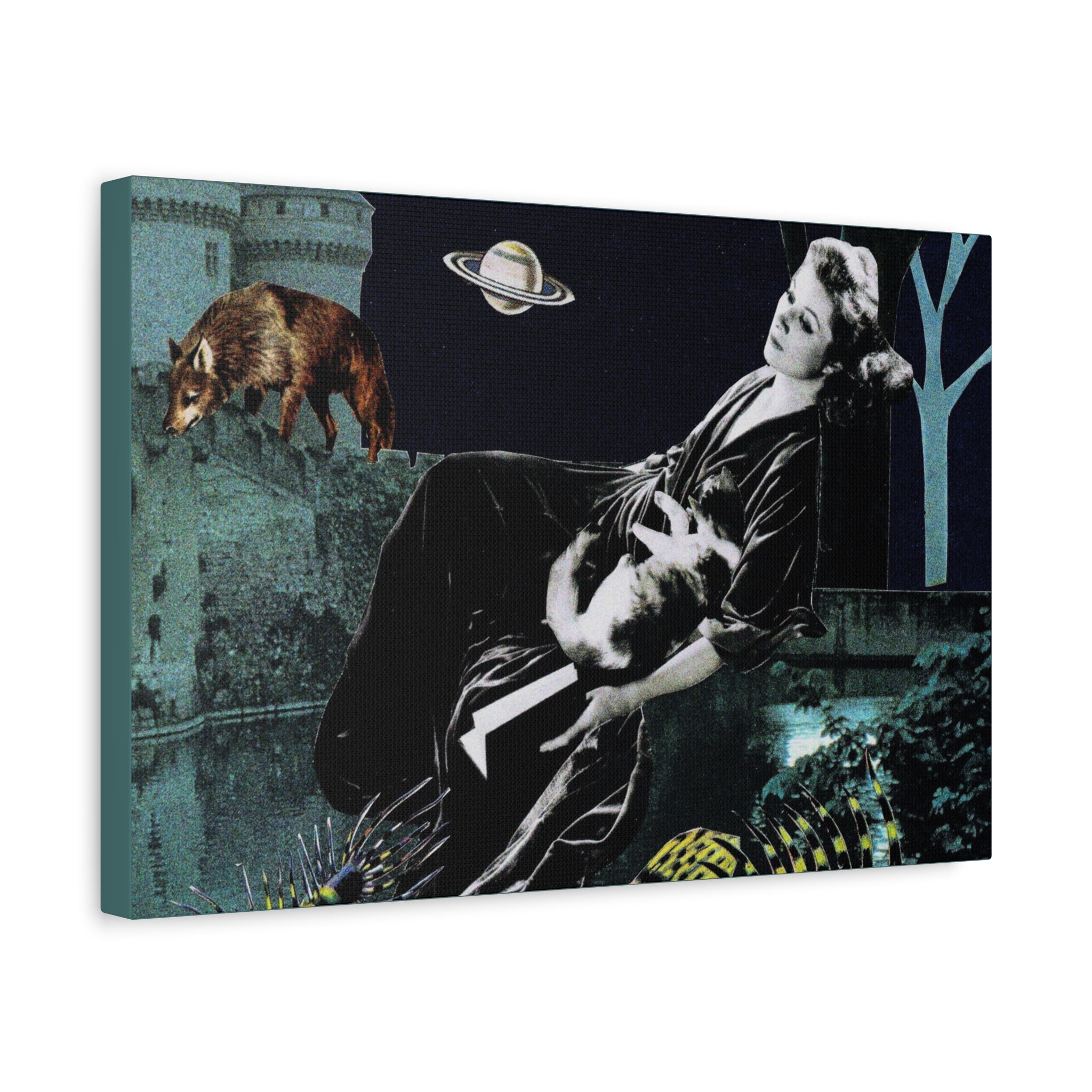 Untamed | Original Analog Collage Art Print | Wall Art by Blue Moon Space