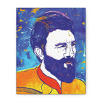 Bleu Soleil — He Who Protects | Original Art Canvas Print | Wall Art by Blue Moon Space