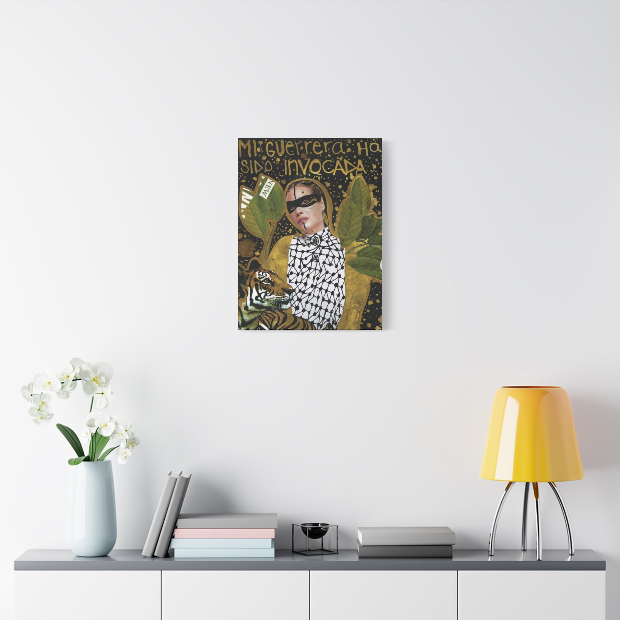 Mi Guerrera Ha Sido Invocada | Original Analog Collage Art Print | Wall Art by Blue Moon Space
