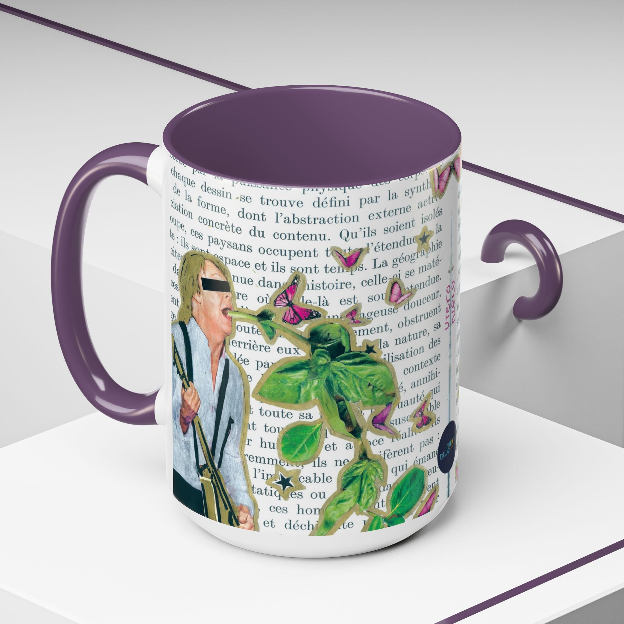 Rock & Bloom — Botanical Reverie Mug I Vintage Book Illustration Coffee Cup (11/15 oz)