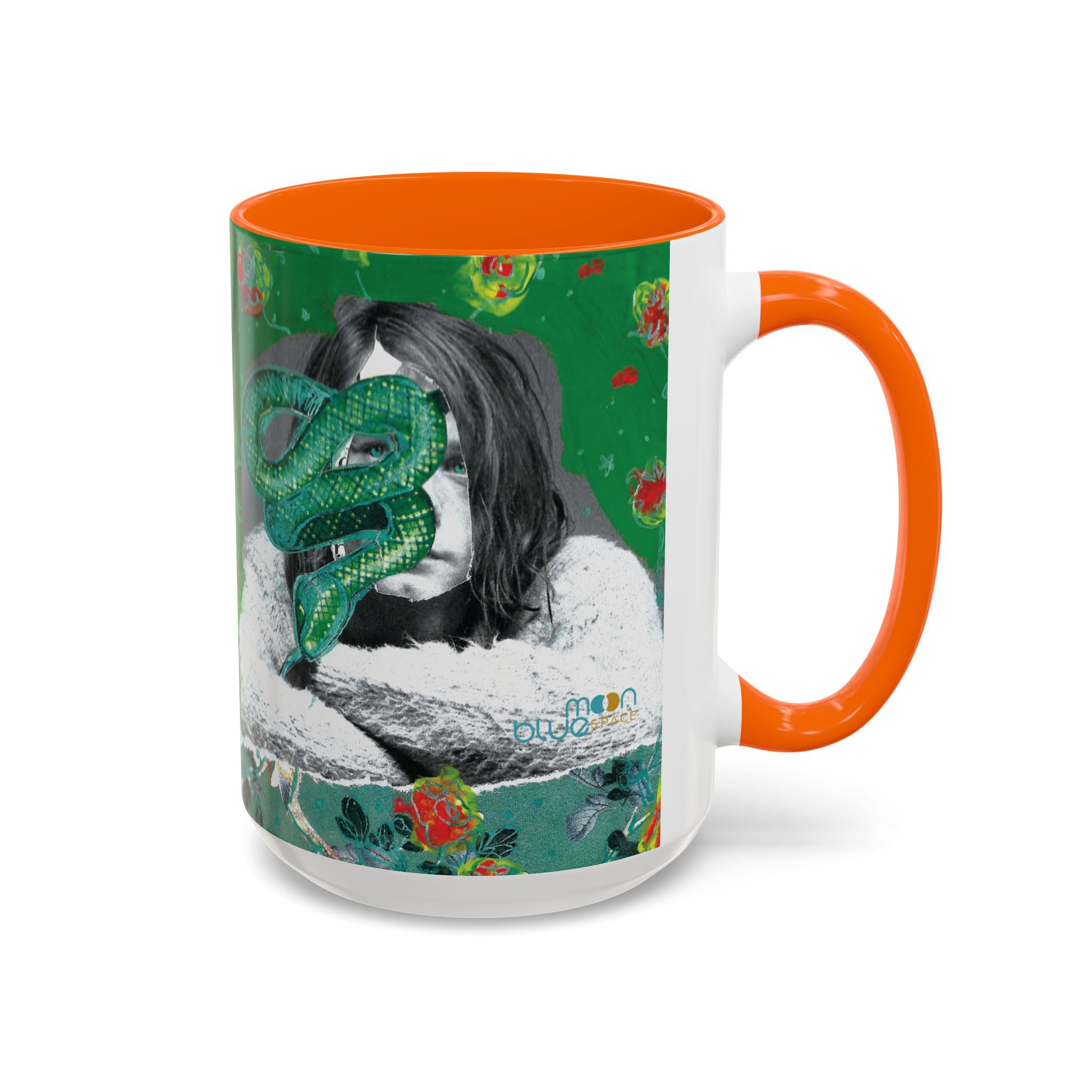Rock & Bloom — The Serpent Sessions Mug | Grunge Floral Art Coffee Cup | Gift for Music Lovers (11oz & 15oz)
