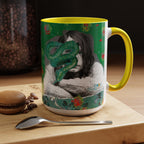 Rock & Bloom — The Serpent Sessions Mug | Grunge Floral Art Coffee Cup | Gift for Music Lovers (11oz & 15oz)