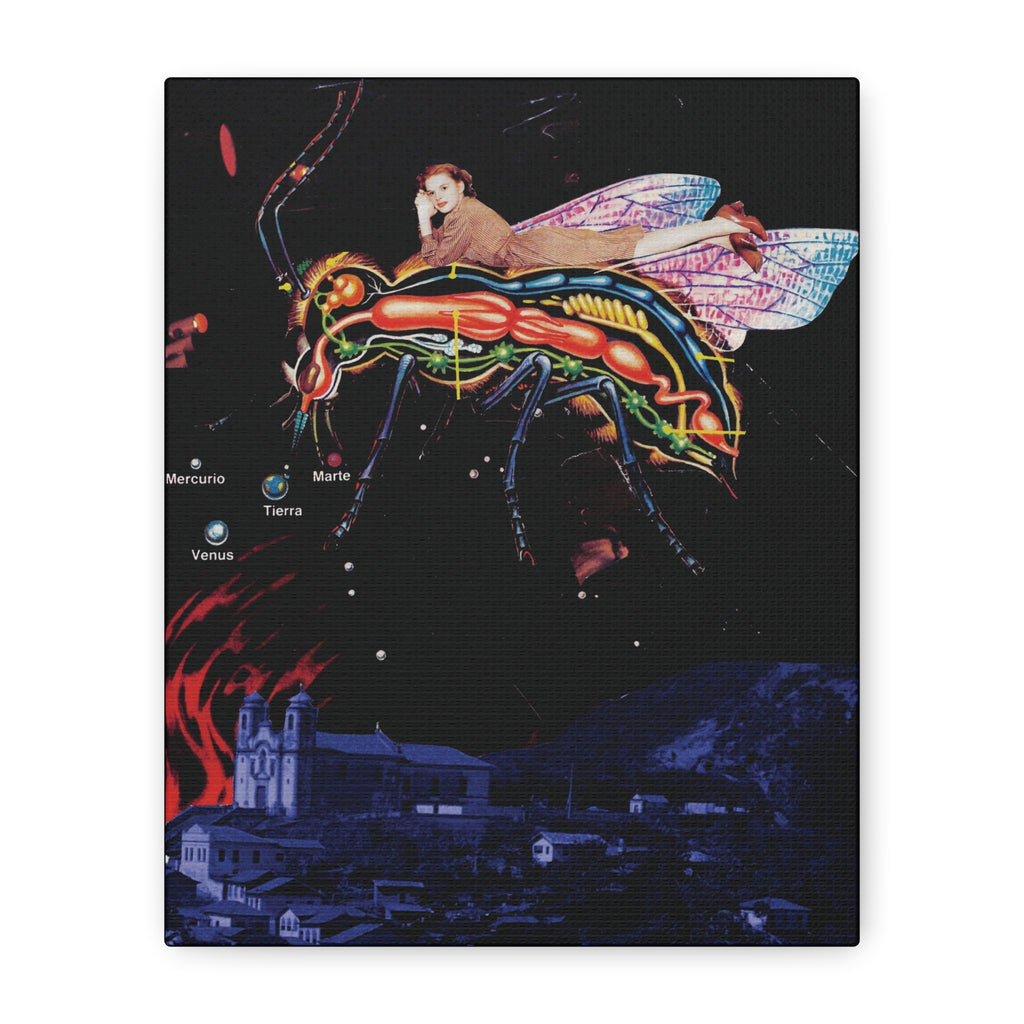 Fly Away | Original Analog Collage Art Print | Wall Art by Blue Moon Space