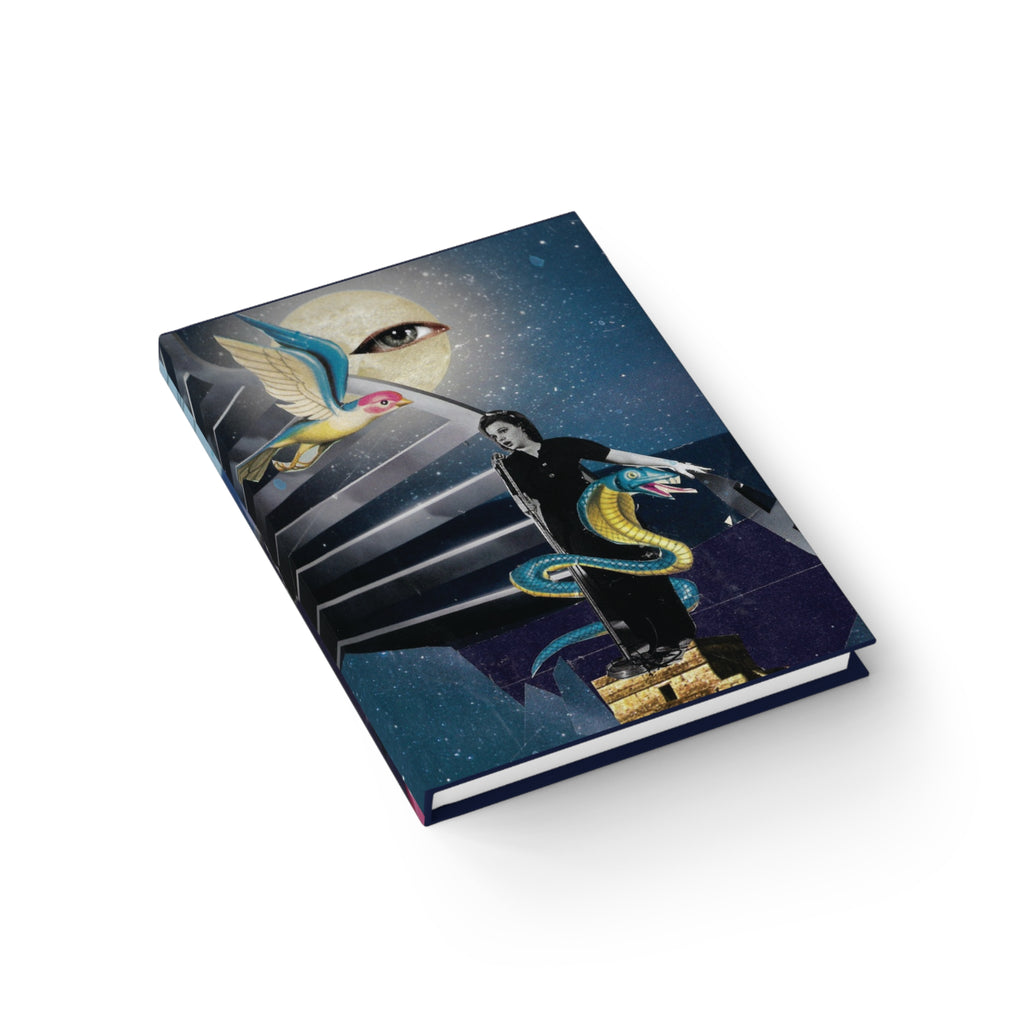 The Alchemy Notebook — Surreal Collage Ruled Lined Notebook for Soul Writing & Inner Transformation