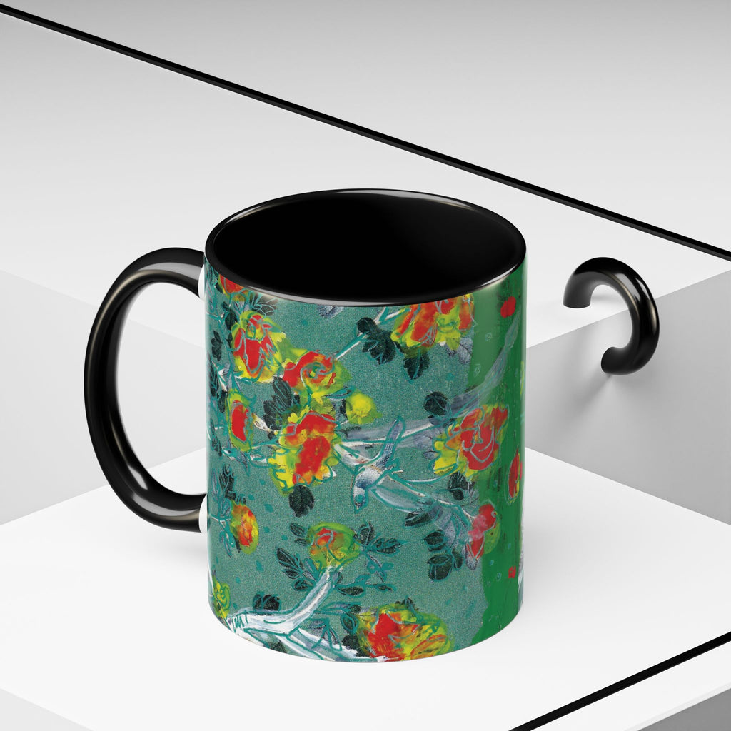 Rock & Bloom — The Serpent Sessions Mug | Grunge Floral Art Coffee Cup | Gift for Music Lovers (11oz & 15oz)