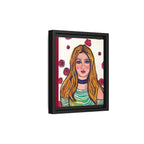 Bleu Soleil — Rose | Original Mixed Media Feminine Portrait Print | Wall Art by Blue Moon Space