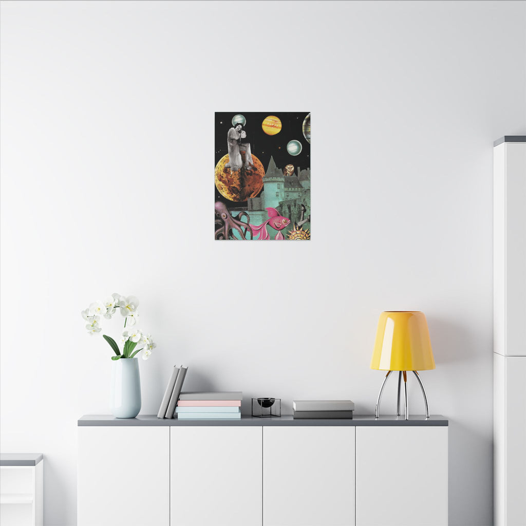The Inner Queendom — The Goddess Within | Original Analog Collage Art Print | Wall Art by Blue Moon Space