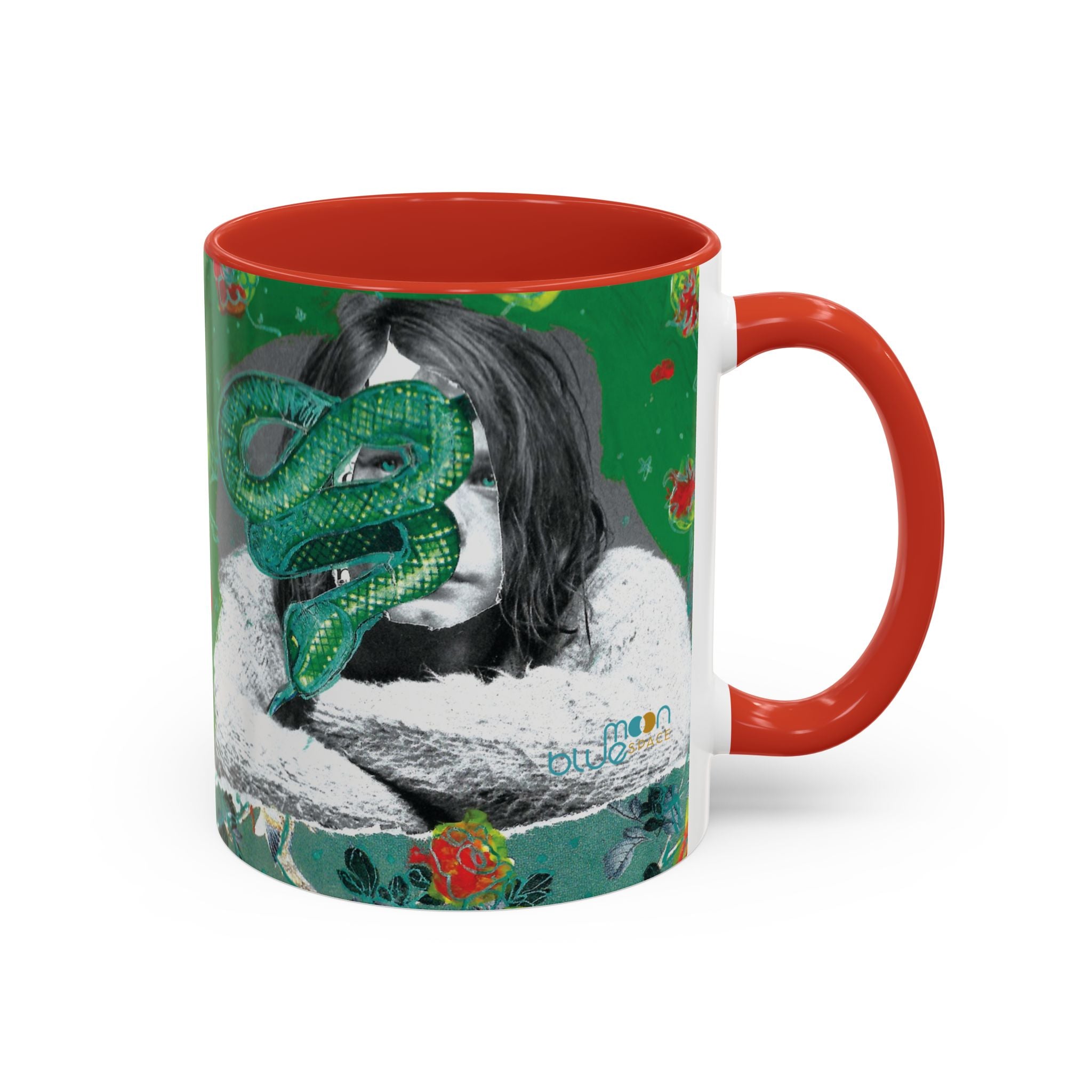 Rock & Bloom — The Serpent Sessions Mug | Grunge Floral Art Coffee Cup | Gift for Music Lovers (11oz & 15oz)