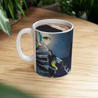 Astrology Moon & Zodiac Ceramic Mug — Mystical Night Sky Coffee Cup (11oz & 15oz)