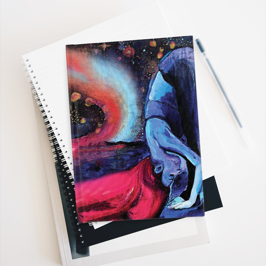 Cosmic Dancer Ruled Journal — Illustrated Art Notebook for Writers & Dreamers