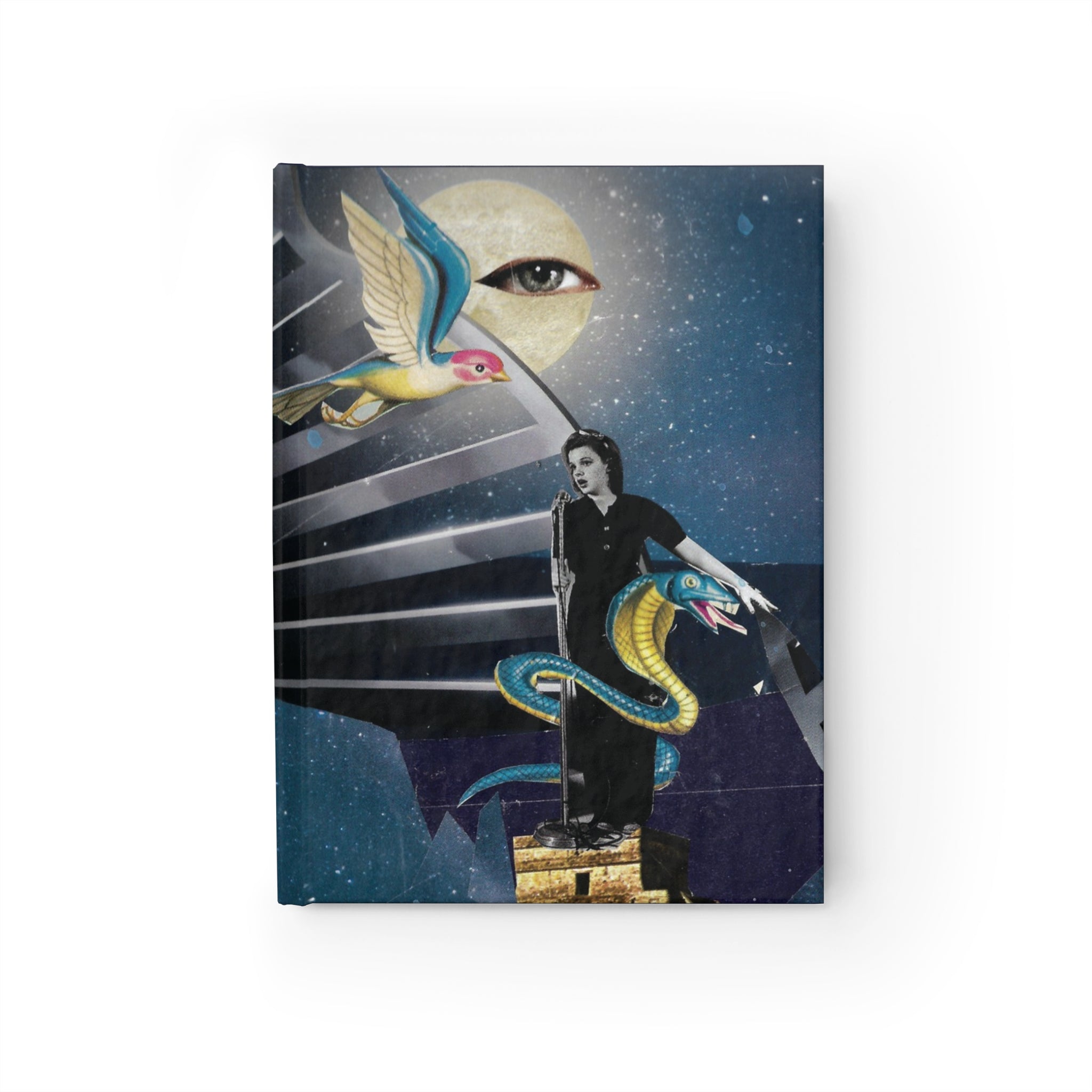The Alchemy Notebook — Surreal Collage Ruled Lined Notebook for Soul Writing & Inner Transformation