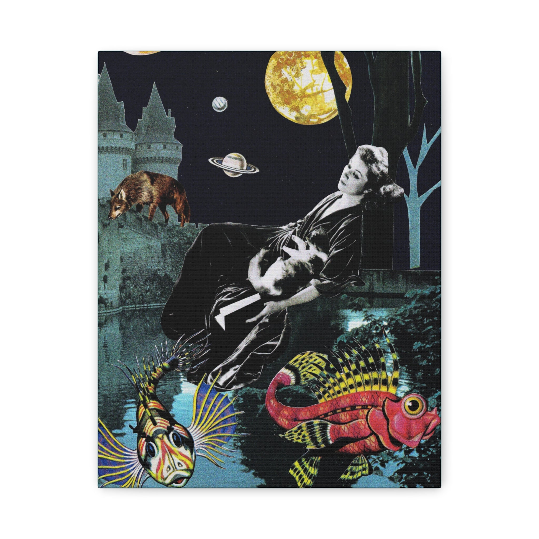 Untamed | Original Analog Collage Art Print | Wall Art by Blue Moon Space