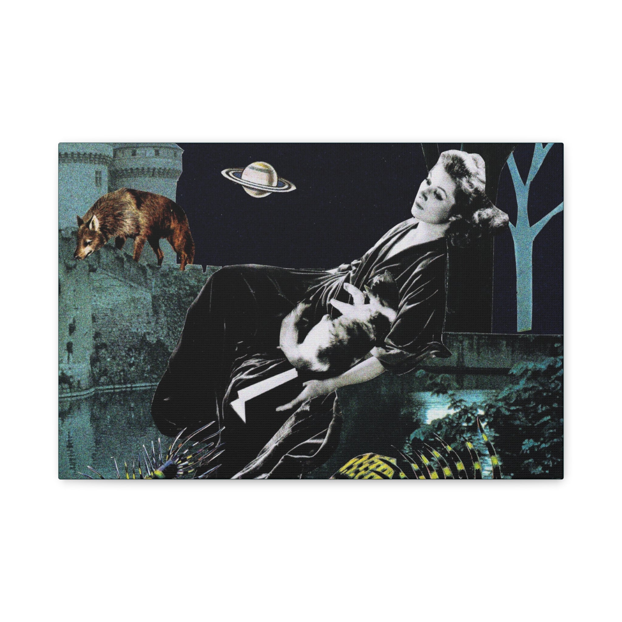 Untamed | Original Analog Collage Art Print | Wall Art by Blue Moon Space