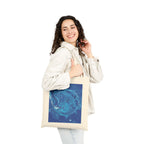 Tote Bag — Blue Moon & Hummingbird Canvas Tote