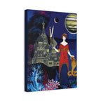 The Torchbearer | Original Analog Collage Art Print Canvas | Wall Art by Blue Moon Space