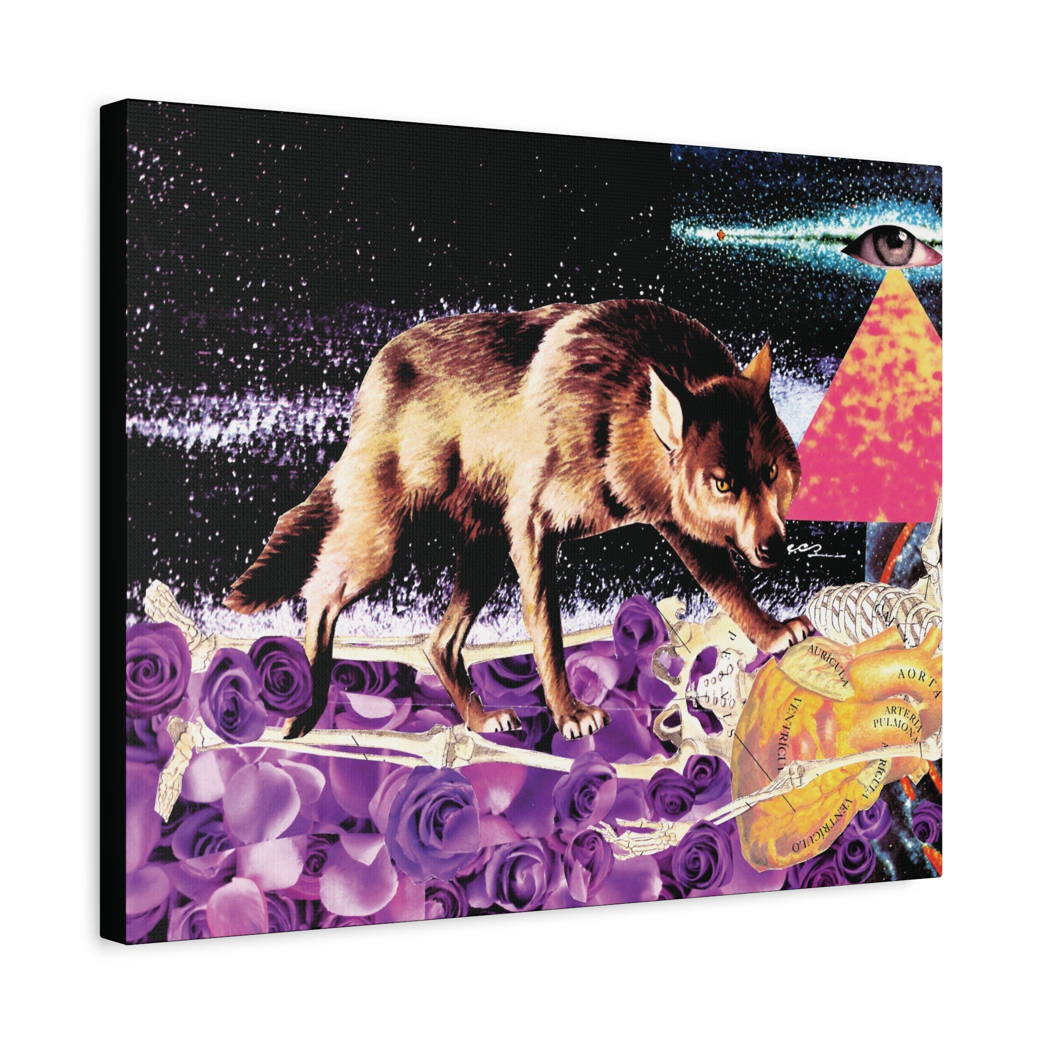 Colecciono Mis Huesos | Original Analog Collage Art Print | Wall Art by Blue Moon Space